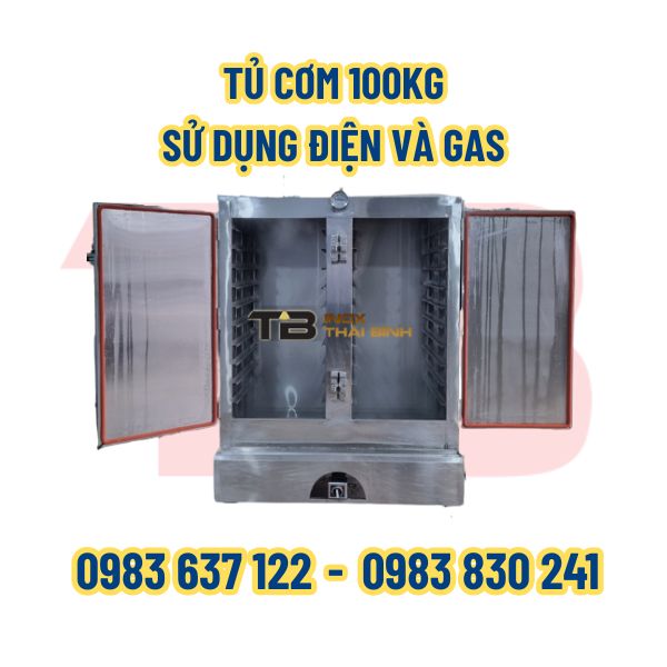 Tủ cơm 100kg gia công theo yêu cầu