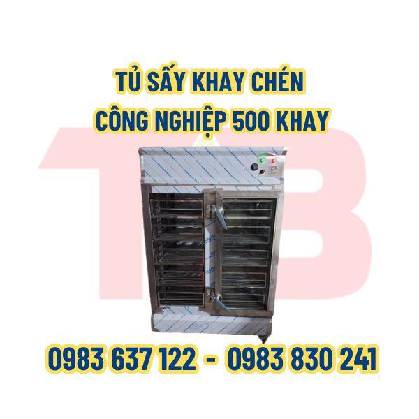 TỦ SẤY KHAY CHÉN CÔNG NGHIỆP 500 KHAY