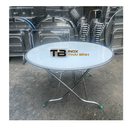 BÀN TRÒN INOX CAO CẤP 201