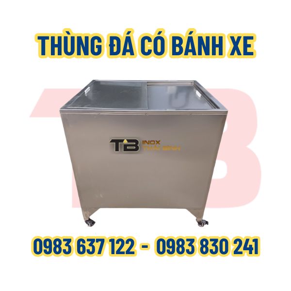 Thùng đá có bánh xe