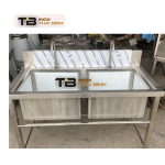 #1 Bồn rửa đôi inox Đồng Xoài — 0983.637.122