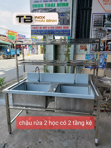 #1 Chậu rửa inox công nghiệp Đồng Nai — 0983.637.122