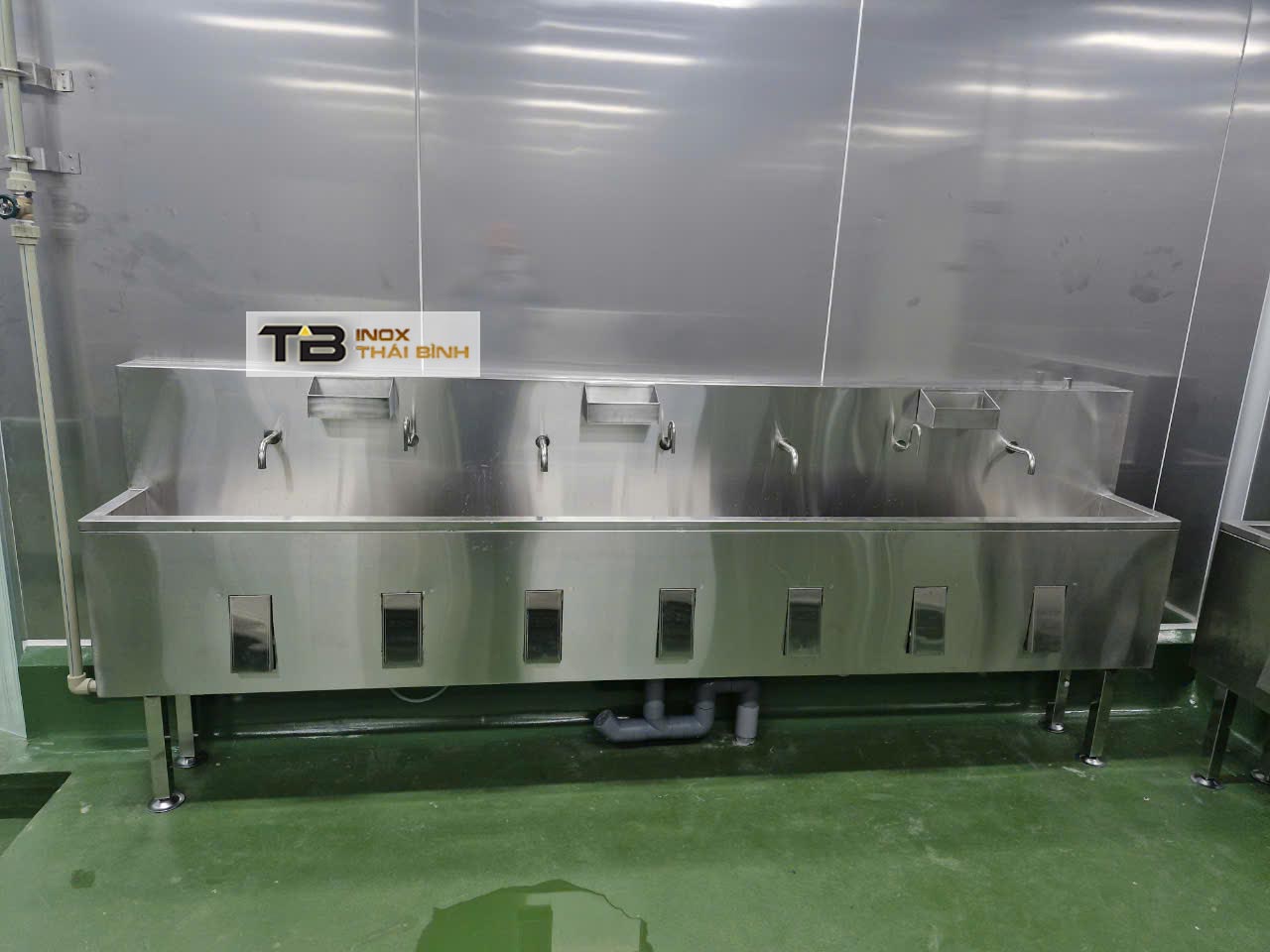 Bồn rửa tay van nhấn gối Hương Trà #1