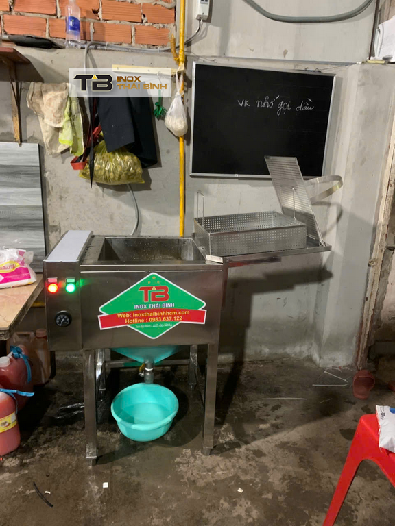 Bếp Chiên Tách Dầu Dung Tích Lớn Cho Nhà Hàng, Quán Ăn