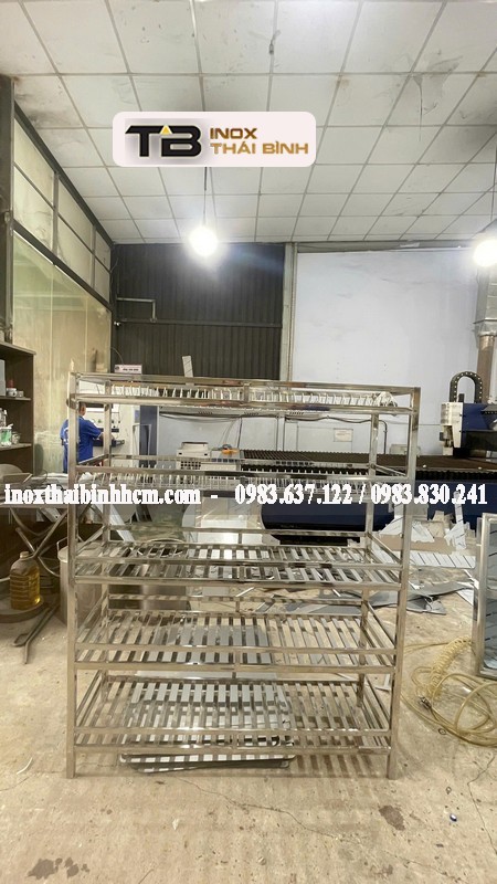 #1 Sản xuất giá kệ inox công nghiệp Bình Phước | 0983.637.122