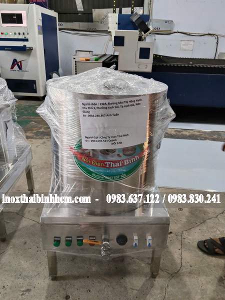 Báo Giá Nồi Nấu Phở Bằng Điện tại Quảng Trị 3 Lớp Inox 304 #1