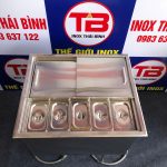 Thùng Đá Khay Topping Inox Quảng Bình – Giảm Lỗ 35% #TOP1