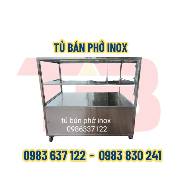 Tủ bán phở inox Inox Thái Bình