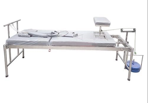 GIƯỜNG KÉO CỘT SỐNG INOX 2 KHÚC 600x1900x630