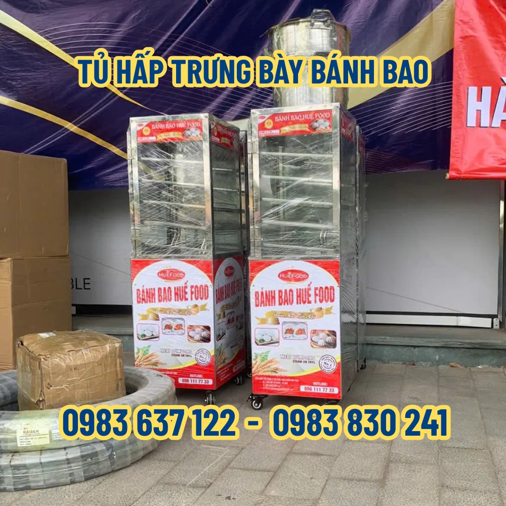 TỦ HẤP TRƯNG BÀY BÁNH BAO